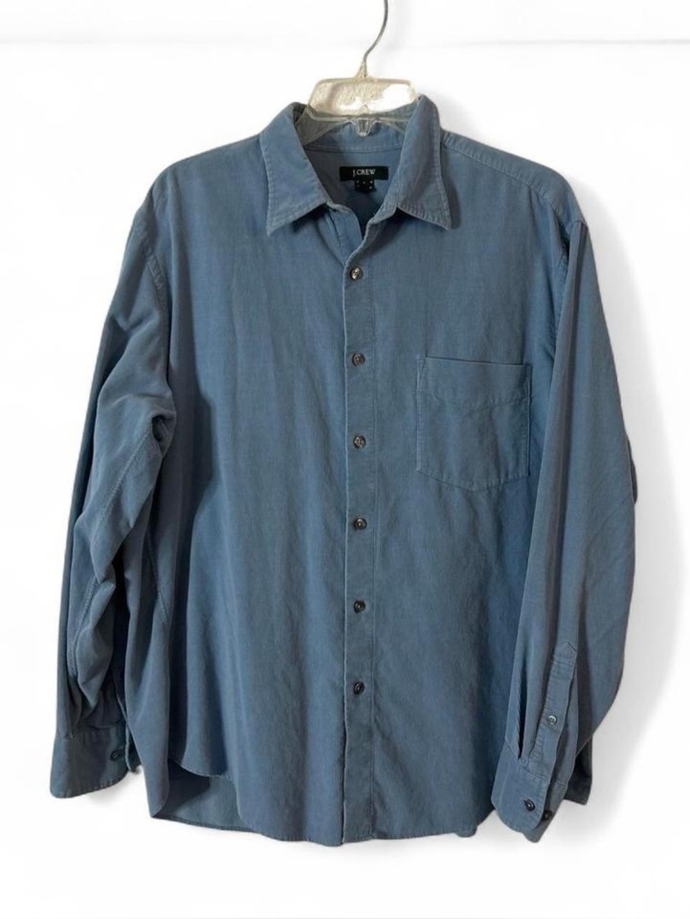 J. Crew Men's Button-Down Shirt in Slate Blue